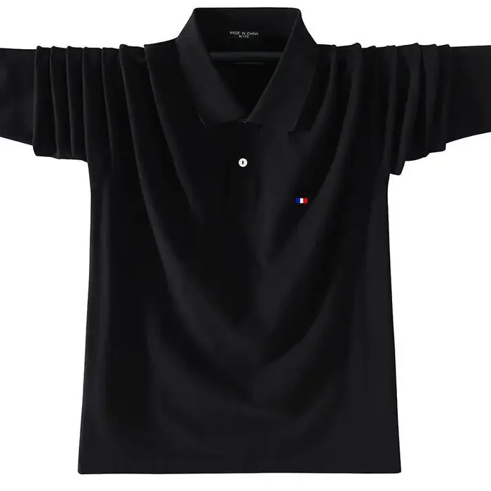 XS-5XL mode vêtements de sport de haute qualité nouveau Design hommes Polos chemises à manches longu