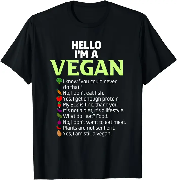 Cadeau drôle T-Shirt d'activisme végétalien Pro liste de contrôle végétalienne chemises de Style unisexe pour femmes hommes vêtements Streetwear Y2k Harajuku