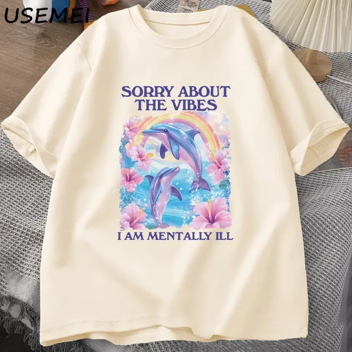 Désolé sur les vibrations T-shirt unisexe idiot bizarre