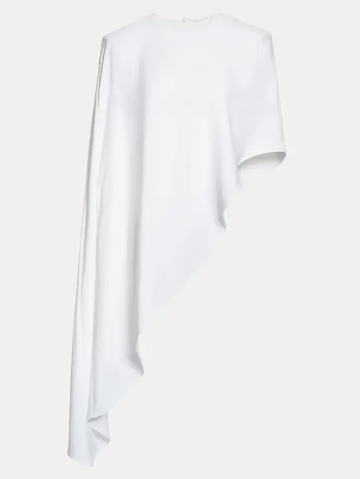 Tossy mode blanc Satin débardeur pour femmes à manches courtes en vrac solide élégant trajet automne