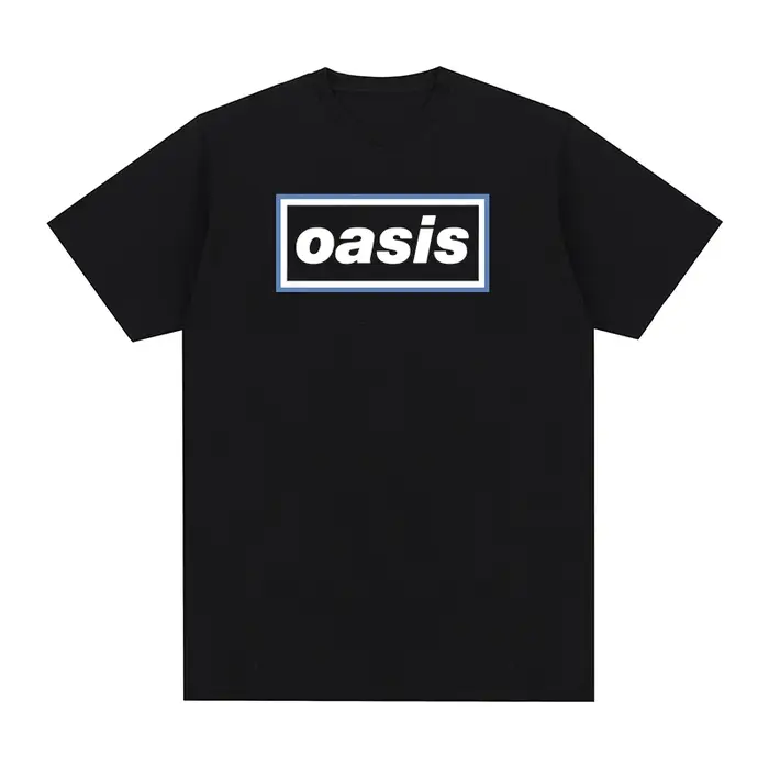 Oasi Band Vintage T-shirt britannique Rock tendance Harajuku femme vêtements coton hommes T-shirt no