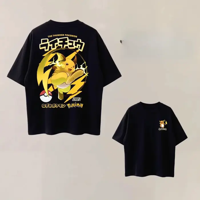 T-shirt graphique style japonais