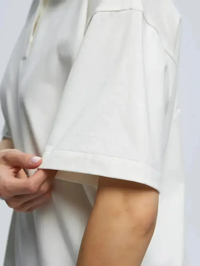 Chemises Polo Tendance pour Femmes, Style Décontracté, Chemises de Golf Respirantes pour Hommes, T-shirts Unisexe, Streetwear, Hauts Blancs Oversize