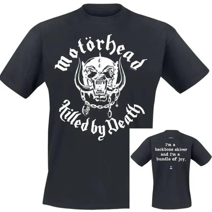 T-shirt Ace of Spades Motörhead pour hommes et femmes, t-shirt graphique vintage de groupe de rock métallique, en coton, streetwear d'été