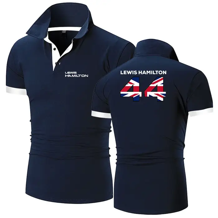 Polo à Manches Courtes en Coton pour Homme