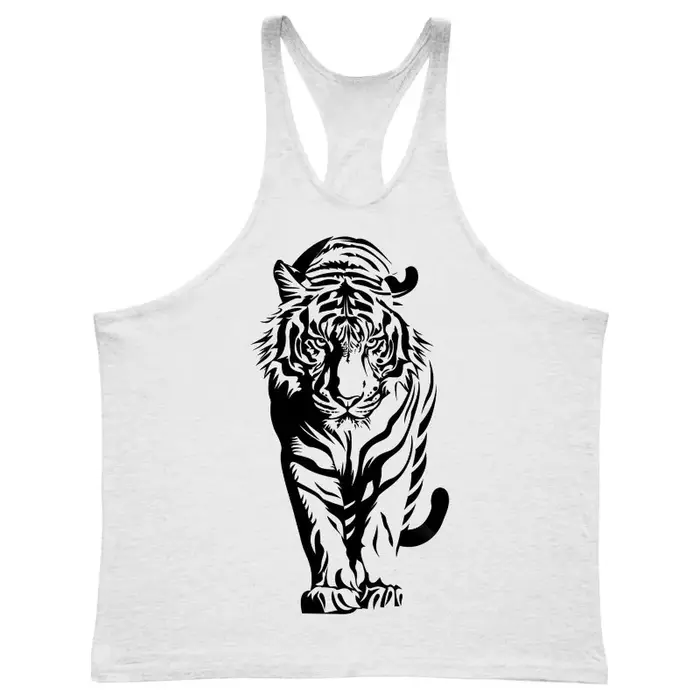 Débardeur de gymnastique d'été en coton pour hommes, gilet respirant en forme de I, mode homme en pl