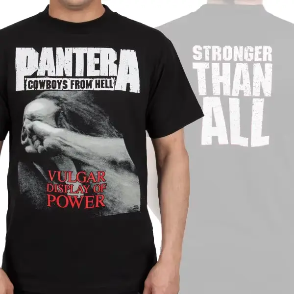 T-shirt Pantera Collage Band 100% coton
