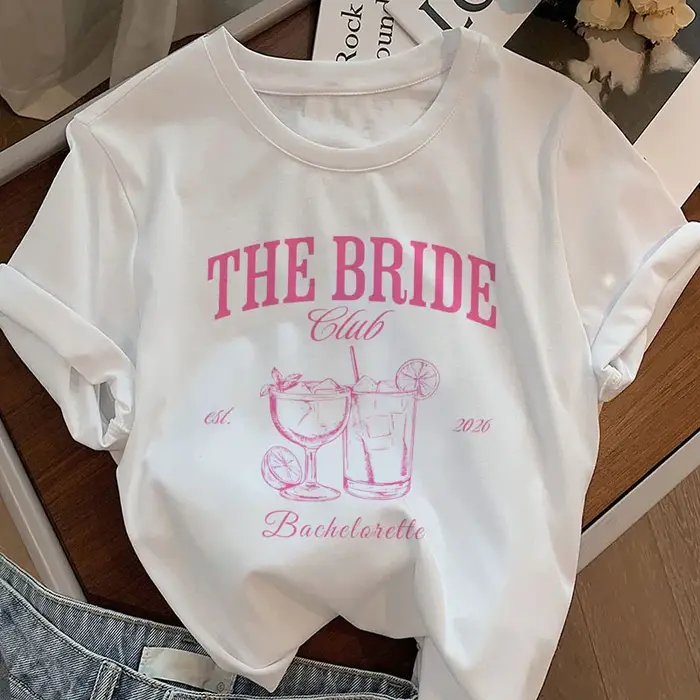 T-shirt The Bride Club pour femmes