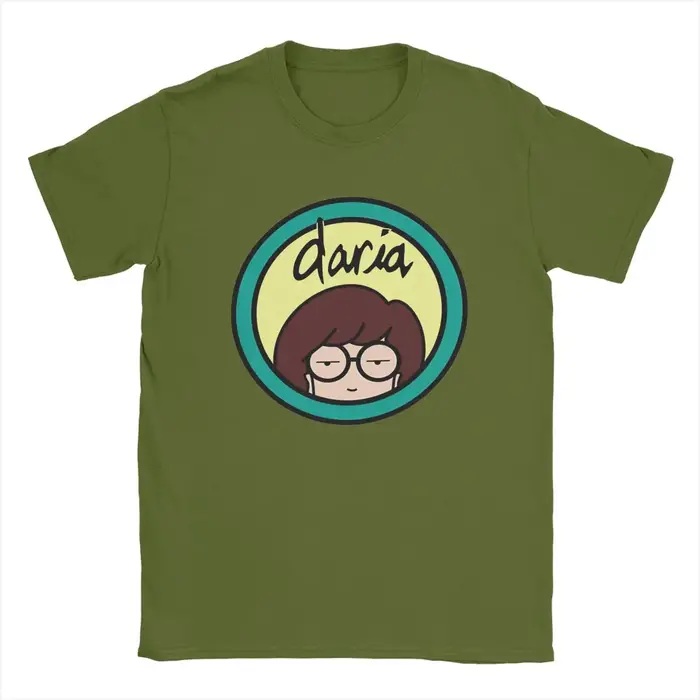 Dessin animé d-darias Logo t-shirt hommes coton