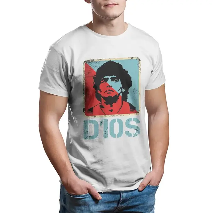 T-shirt graphique de l'équipe d'épicerie de la légende du football argentin, Diego 10, Remember Fore