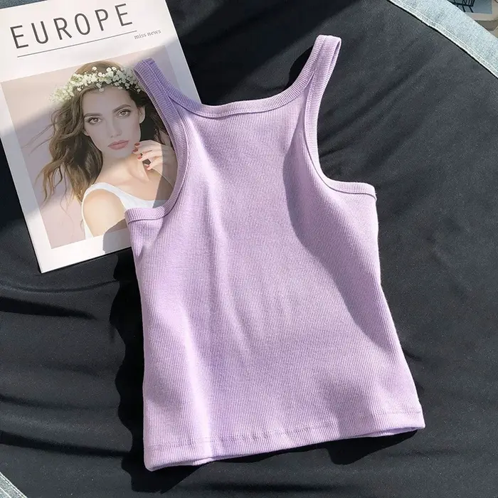 2025 Débardeur femme Sexy court été