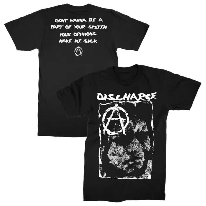 T-shirt punk en coton à manches courtes avec motif de groupe britannique
