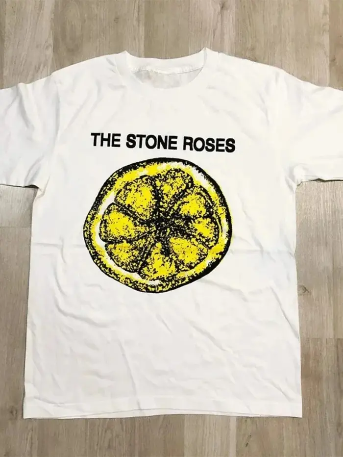 The Stone Roses British Rock Hardcore Stone Rose Band marque à la mode T-Shirt à manches courtes hom