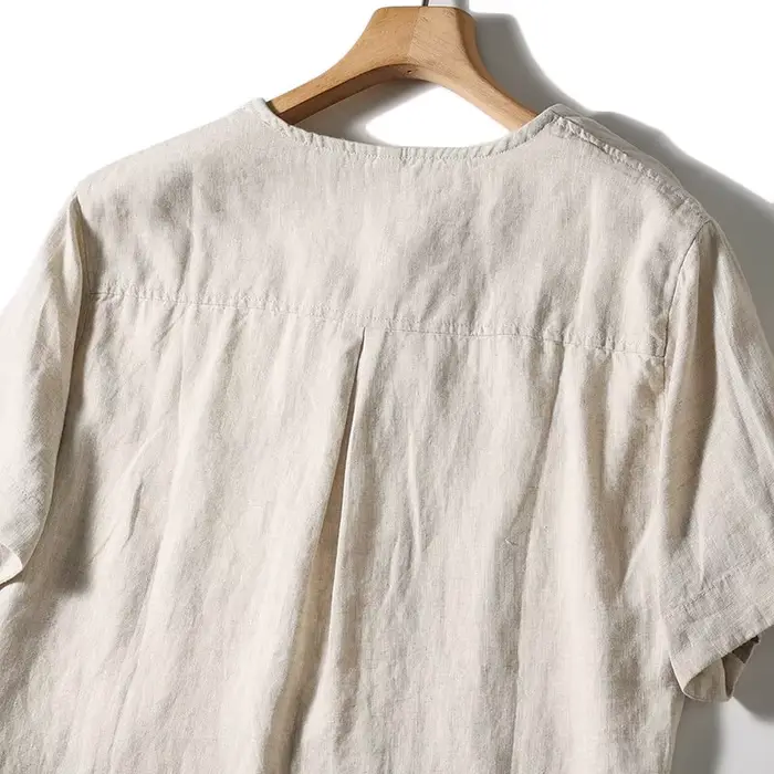 T-shirt 100% lin, mode outdoor