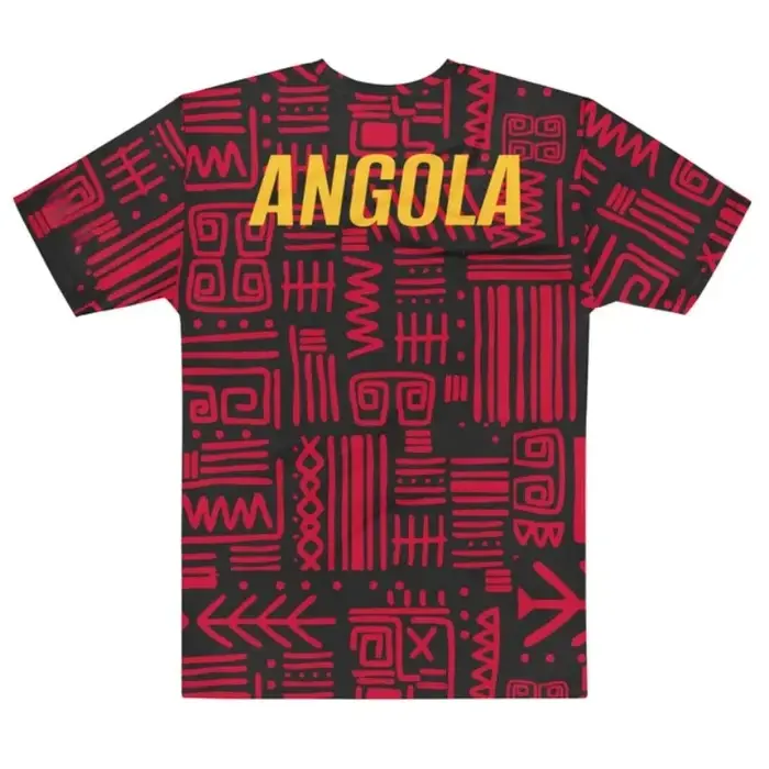 T-shirt patriotique Angola pour hommes et femmes