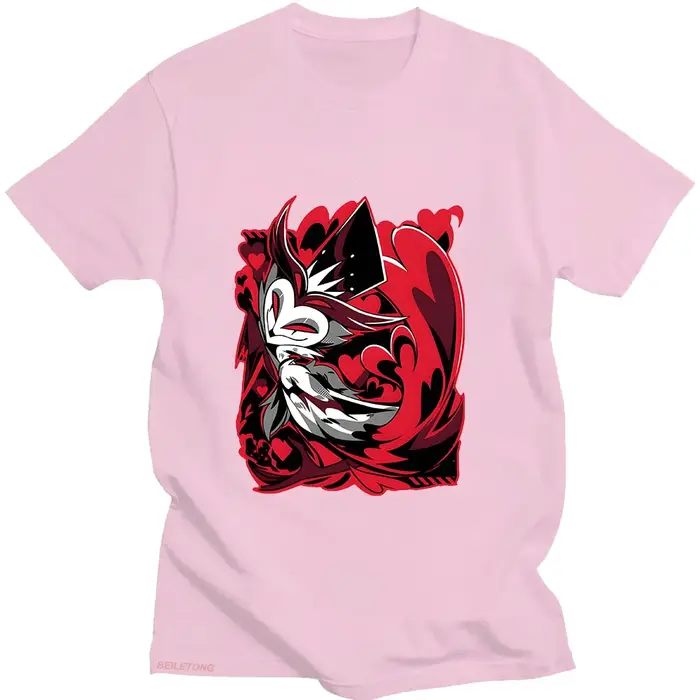 Helluva Boss T-shirt dessin animé imprimé Harajuku Kawaii
