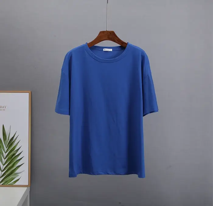 Hirsionsan – t-shirt basique en coton pour femmes
