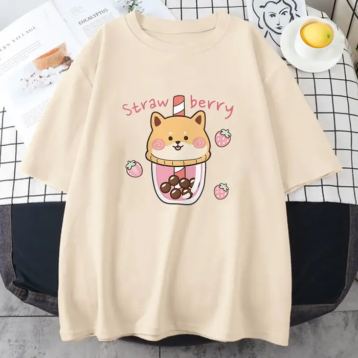 T-shirt imprimé dessin animé Harvey Milk pour filles