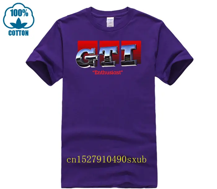 JDM GTI – T-Shirt à manches courtes et col rond pour homme