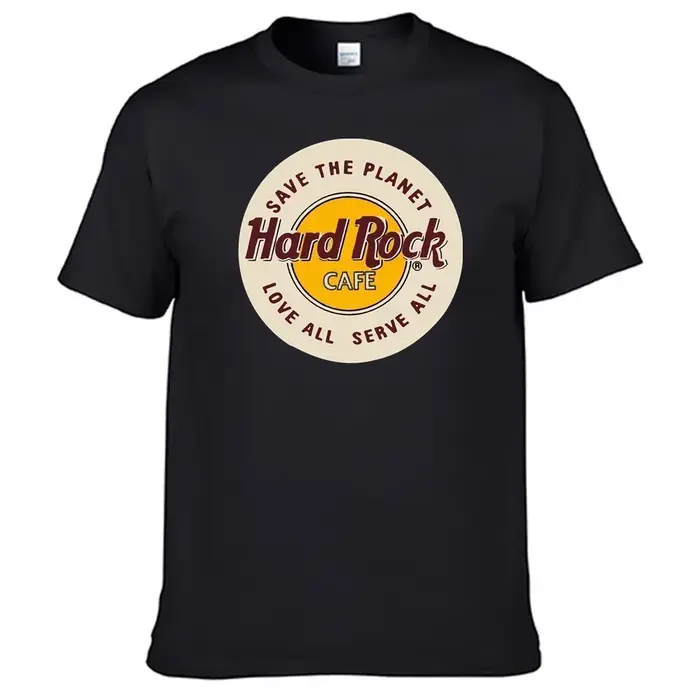 Hard Rock café t-shirt 100% coton hommes chemise hauts