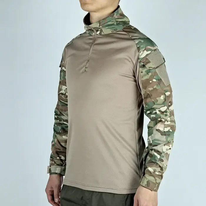 T-shirt à manches longues pour homme, vêtement d'extérieur, respirant, pour entraînement, chasse, randonnée, travail