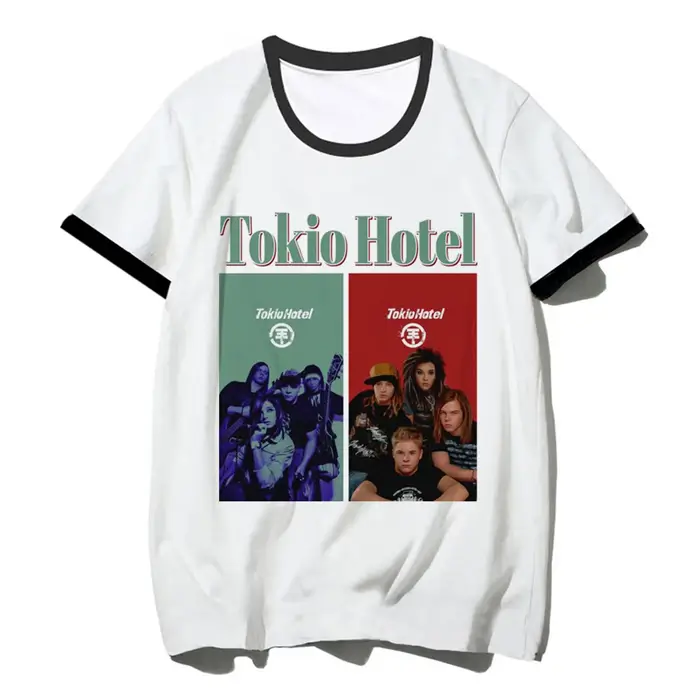 Tokio Hotel Tee femmes manga drôle designer t-shirt fille anime vêtements