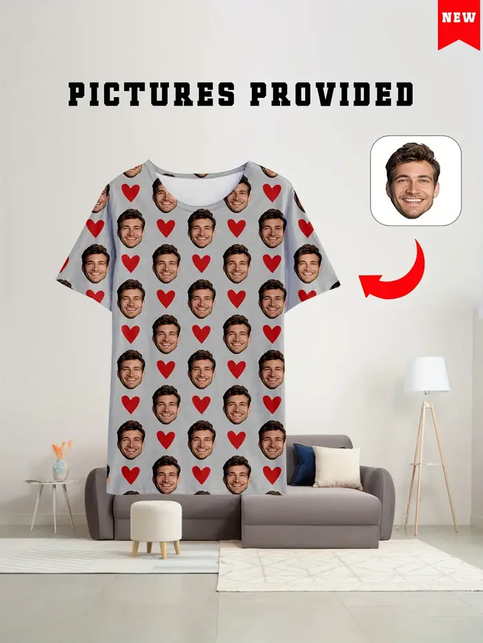 T-Shirt Personnalisé à Manches Courtes pour Homme et Femme