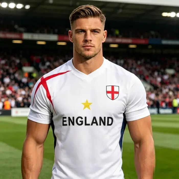 Nouveau Maillot de Football Angleterre Suruida 25 Euro 2026 Respirant et à Séchage Rapide pour Sport