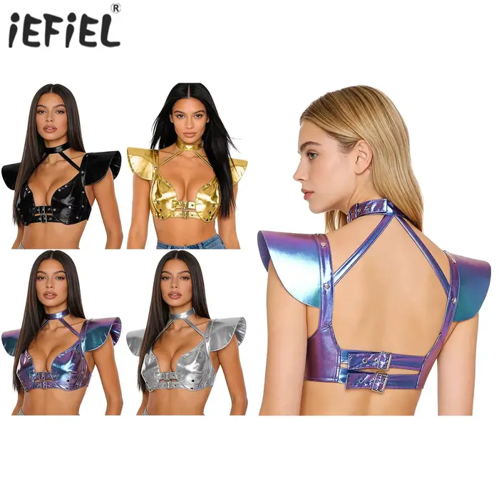 Haut court pour femme, style Alien Astronaut