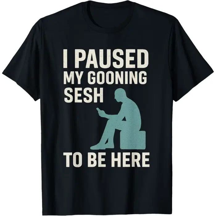 Drôle Goon Meme je suis mis mon Gooning pour être ici t-shirts hommes coton Humor Streetwear t-shirt à manches courtes unisexe vêtements amples