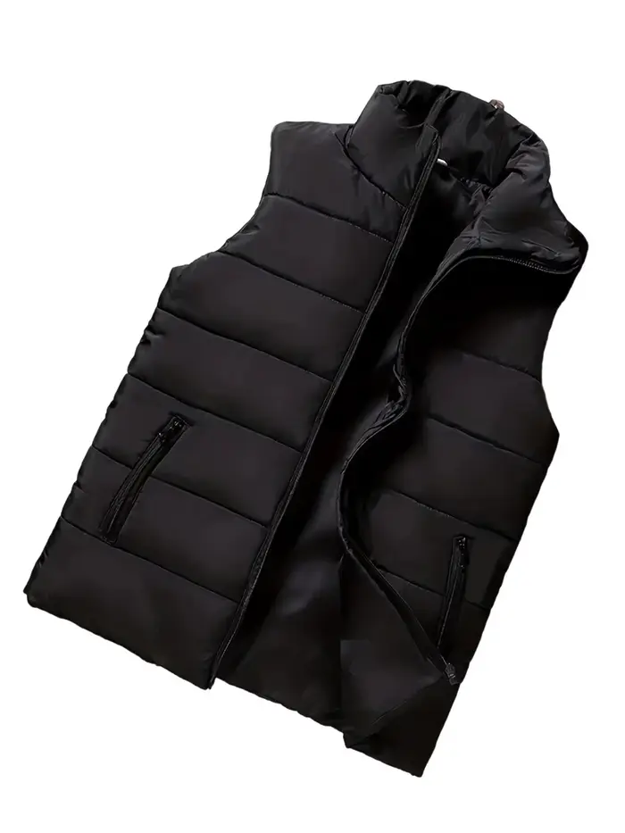 Gilet chaud sans manches pour homme