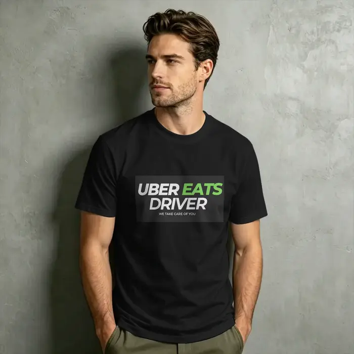 T-shirt pour hommes U-Uber Eats Driver