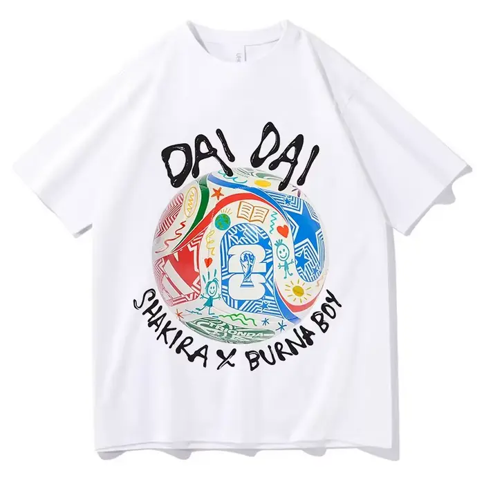 T-shirt unisexe Shakira DAI DAI 2026 – Mode décontractée