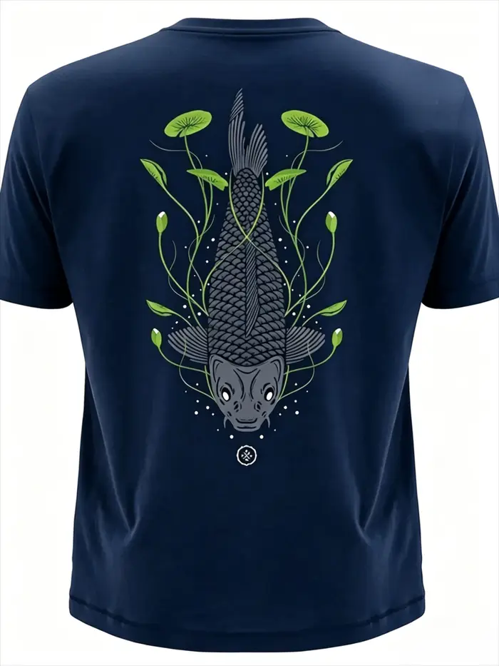 T-shirt Kumu Tails Up pour hommes, décontracté et polyvalent, le choix parfait pour les soirées roma