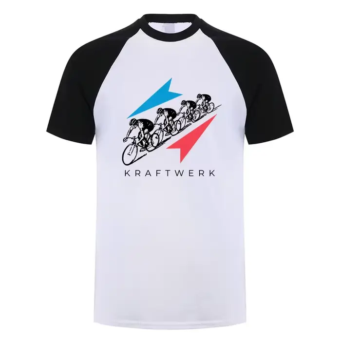 Kraftwerk T Shirt Hommes Manches Courtes Coton Économie Été Mans Cool Y-Streetwear DZ-054