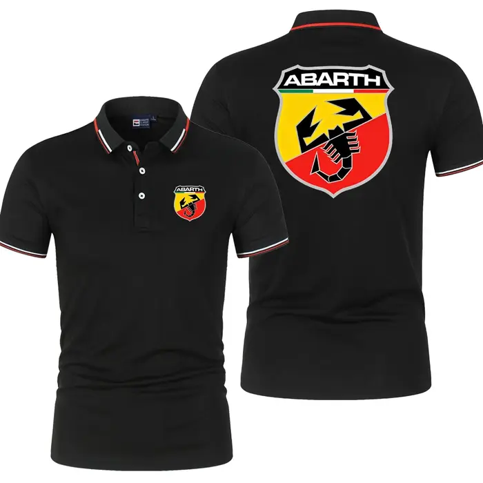 Polo homme Abarth Scorpion Italie, nouveau modèle d'été, pour loisirs et sports de plein air, style 