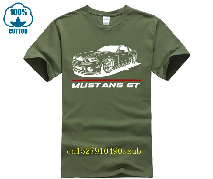 T-Shirt Premium pour les Fans de voitures Ford Mustang GT 2011, cadeau de noël, col rond, cool pour hommes