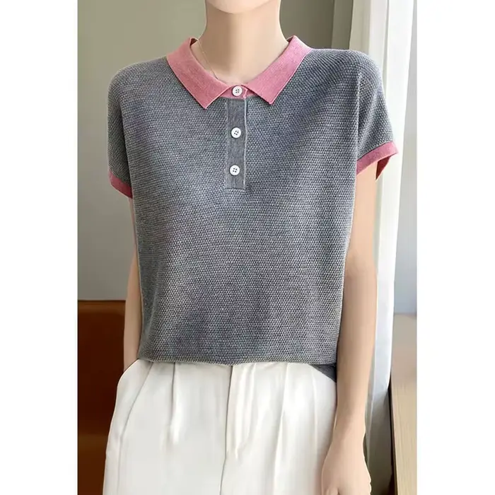 T-shirt femme 2025 été mode réduction de l'âge dame