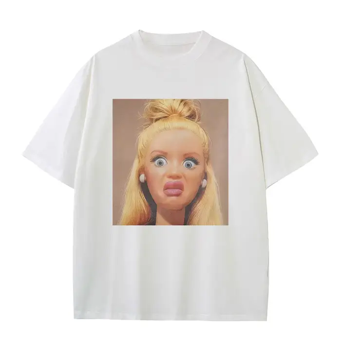 T-shirt humoristique et dégoûtant avec motif de poupée Meme