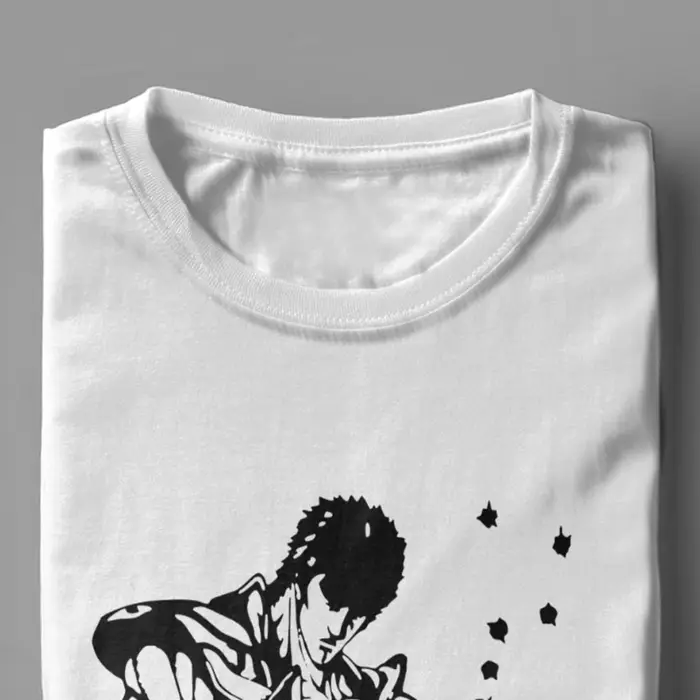 Kenshiro Hokuto No Ken t-shirt hommes poing de l'étoile du nord mode coton t-shirts chemises Hombre