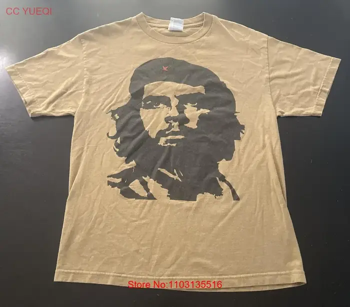 T-Shirt Vintage Che Guevara USA 90s, Tan, Taille: Large - Alstyle Tag