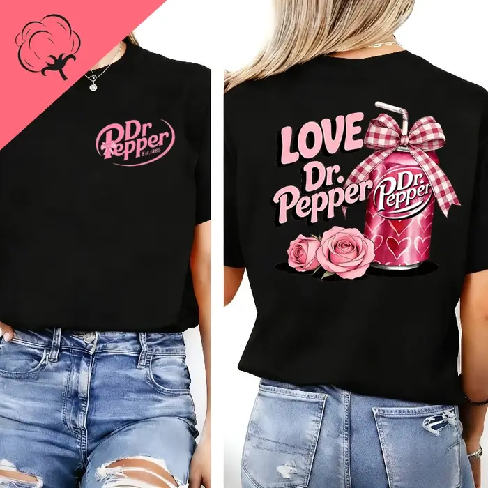 T-shirt Y2K DRPEPPER, T-shirt amusant DR PEPPER, T-shirt pour femme, Camisa Coquette, nœud papillon,