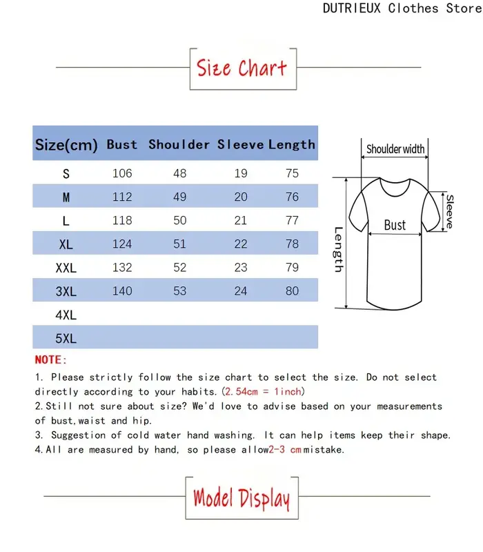 Chemise en coton à manches courtes pour hommes T-shirt