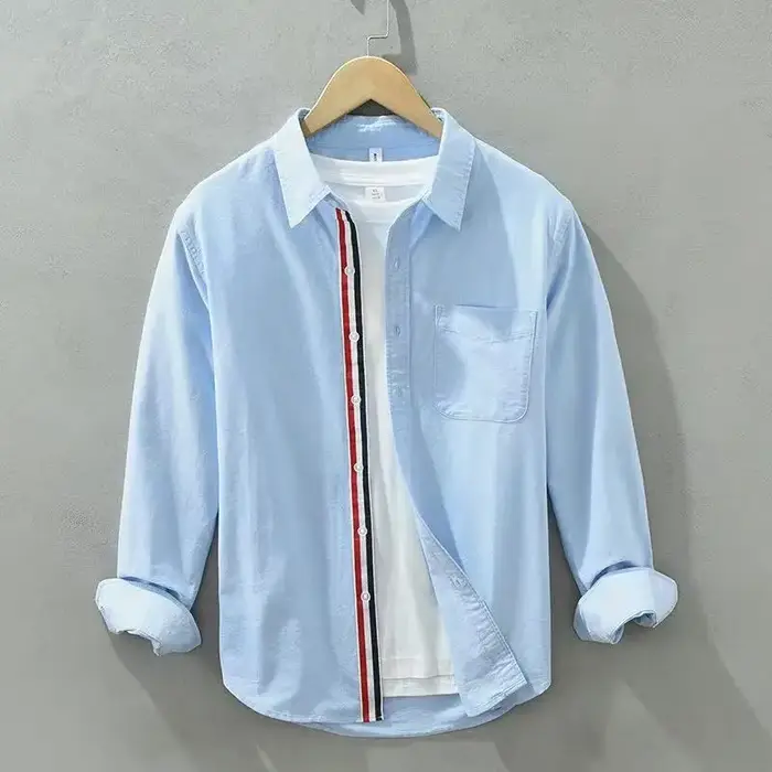 Chemise Oxford en coton pour homme 2026