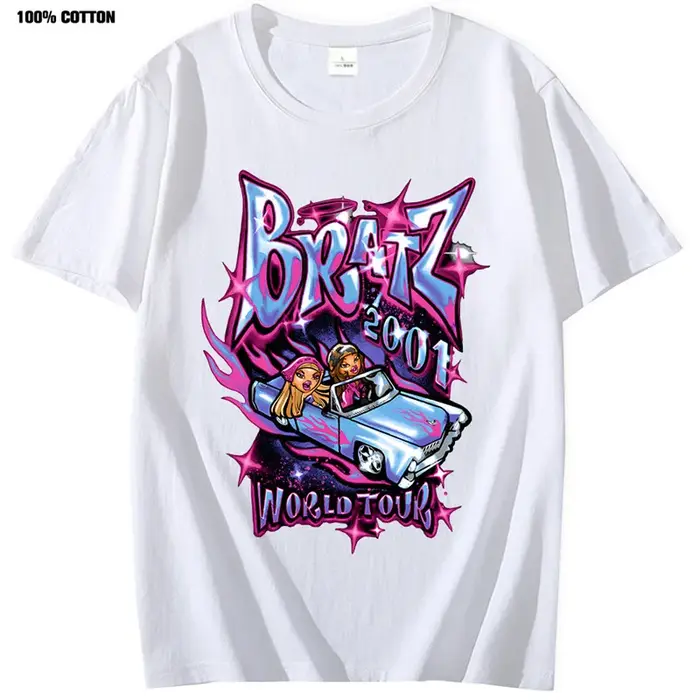 Bratz-T-shirt manches courtes pour femme