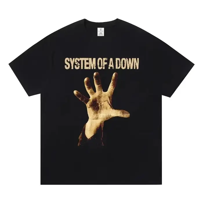 Système d'un groupe vers le bas hommes T-shirt coton doux été T-shirt femmes mode T-shirt mâle Rock 