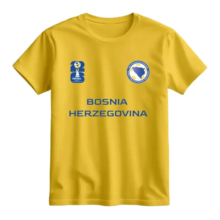 T-shirt pour supporters de football de Bosnie-Herzégovine
