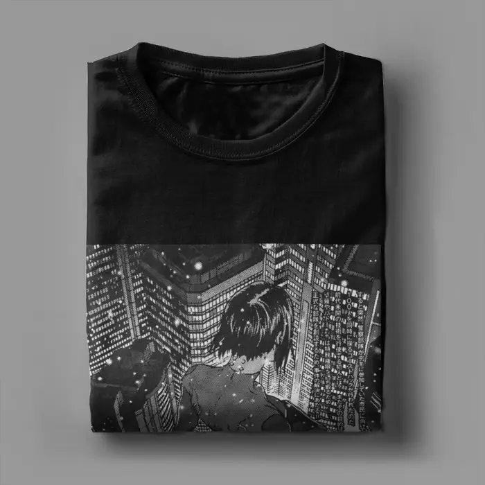 T-Shirt drôle Ghost in the Shell pour hommes