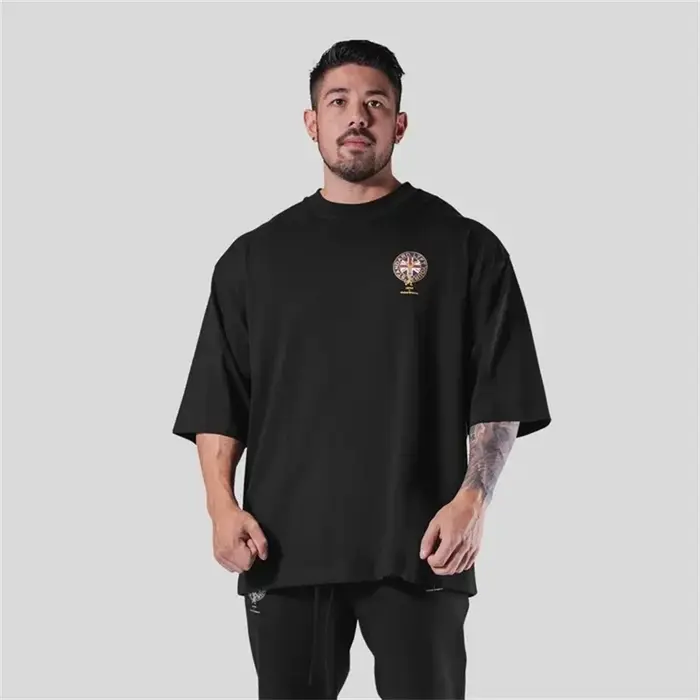 LYFT chemise de Sport hommes 2025 100% coton petit Logo Homme à manches courtes course t-shirt homme