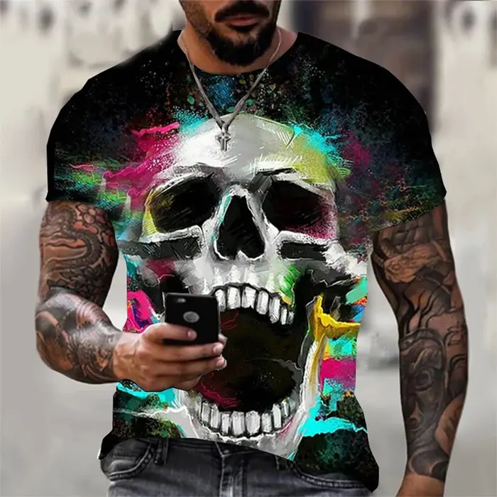 T-shirt d'été à manches courtes pour hommes